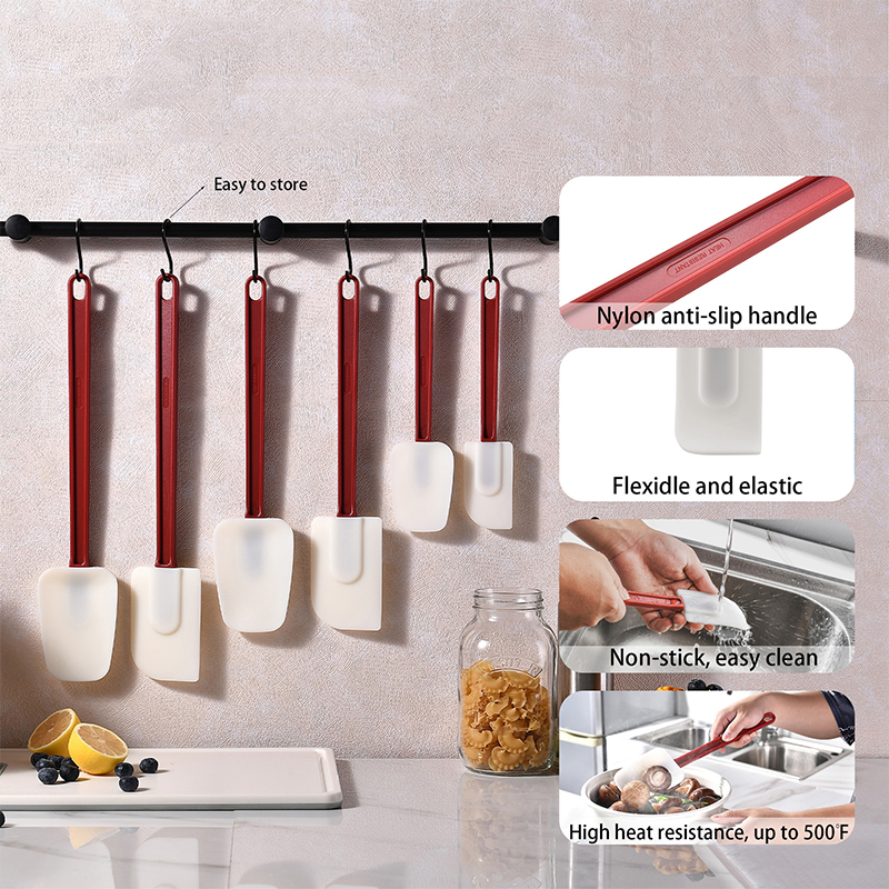 Kitchen Baking Torch - 1/2Pcs Silicone Butter Scraper Set Home