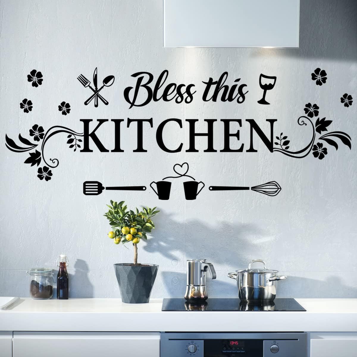 Kitchen Baking Products - Bless This Kitchen Wall Decal with