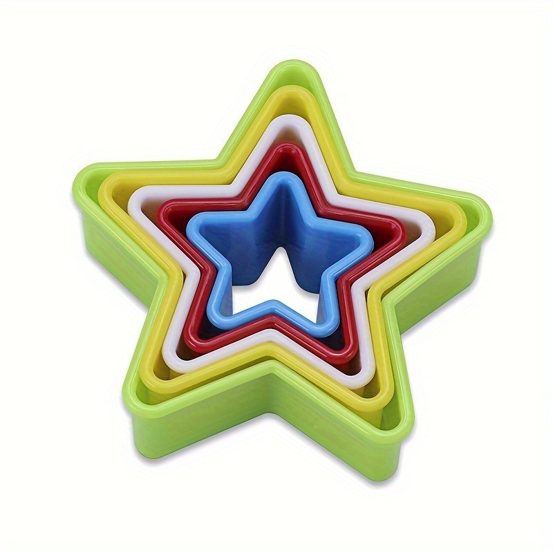 Kitchen Baking Products - 1/2/3PCS Star Shaped Cookie Cutters, Plastic