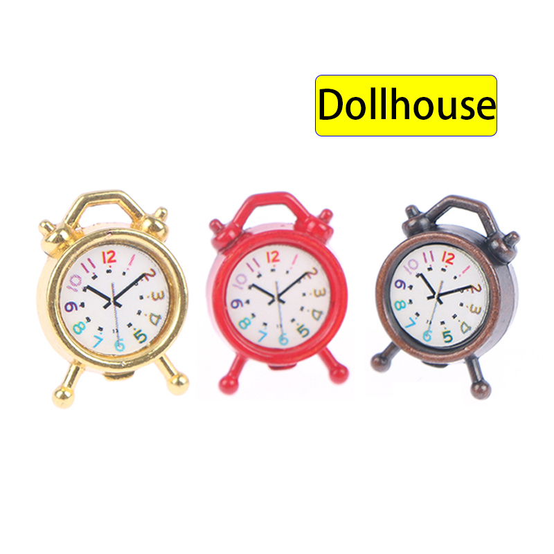 Kitchen Baking Storage - 1PC 1:12 Scale Alarm Clock Doll