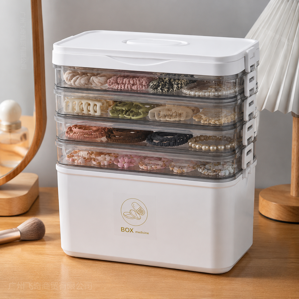 Kitchen Baking Tray Storage - YX Large-Capacity Multi-Tier Stackable Storage Box