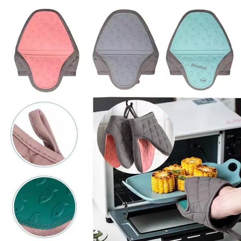 Kitchen Baking Dishes - Anti-Scald Silicone Oven Glove, Cute Fish