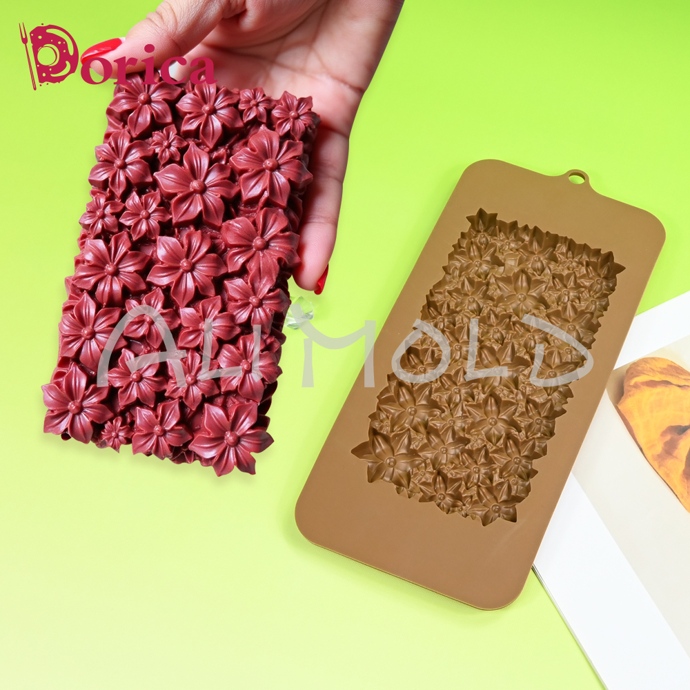 Kitchen Baking Cake - Flower Silicone Chocolate Mold Homemade Bonbons