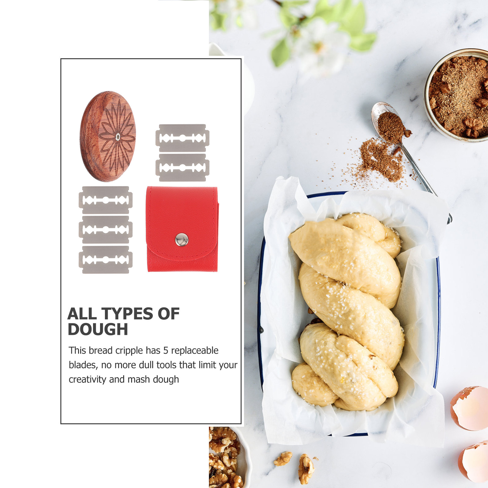 1 Set Of Wooden Bread Scoring  - Kitchen Baking Gadgets のレビューと価格