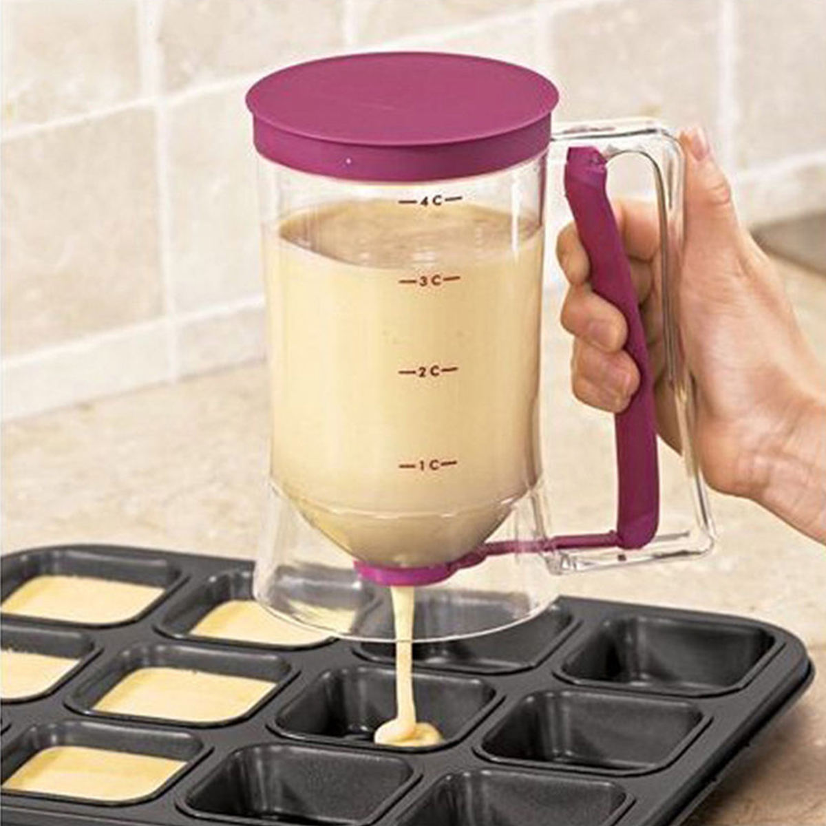 900ml Batter Dispenser Kitchen - Kitchen.Baking Labels のレビューと価格