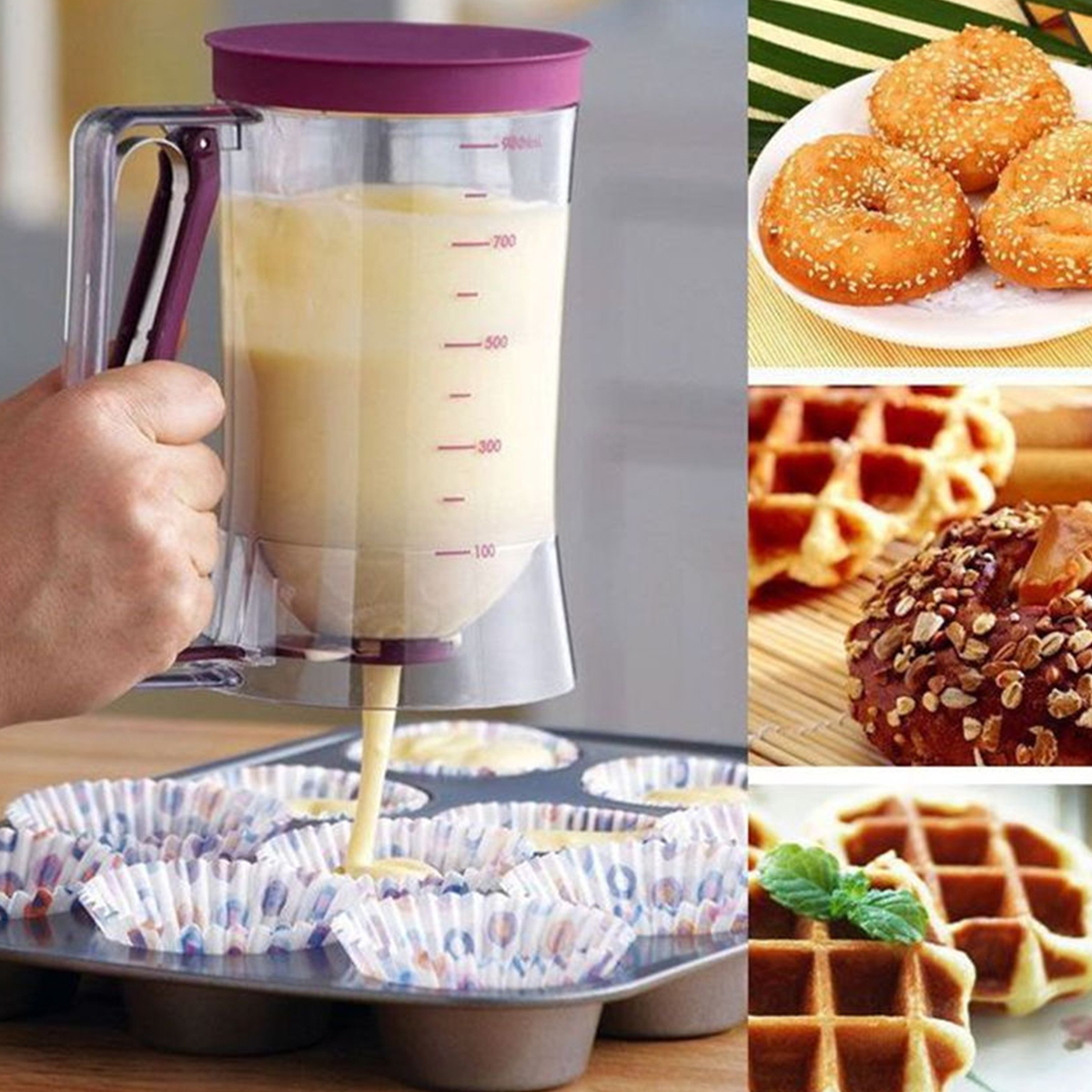 900ml Batter Dispenser Kitchen - Kitchen.Baking Labels のレビューと価格