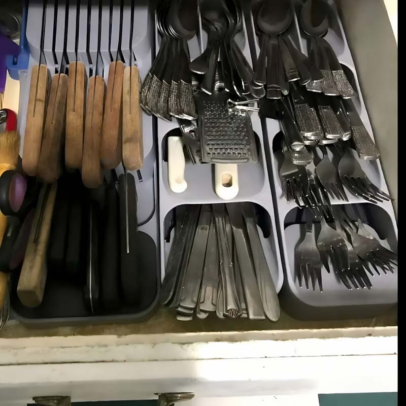 Practical Drawer Knife Storage - Kitchen Baking Tray Storage のレビューと価格