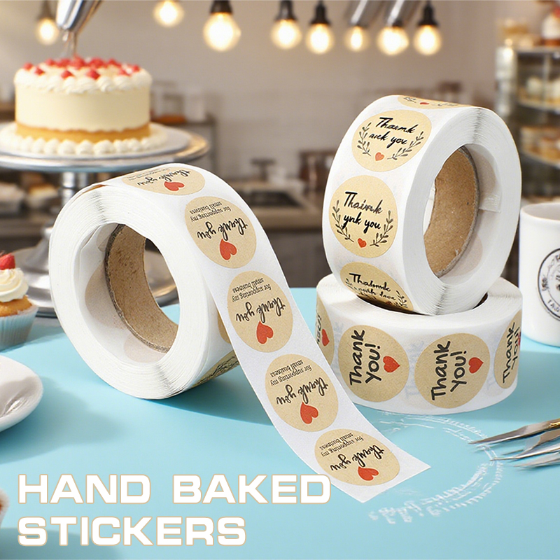 500pcs Thank You Stickers Seal - Kitchen.Baking Labels のレビューと価格