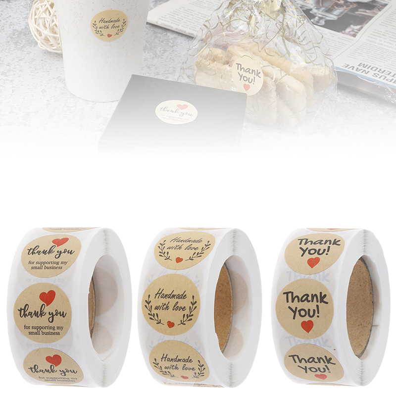 500pcs Thank You Stickers Seal - Kitchen.Baking Labels のレビューと価格
