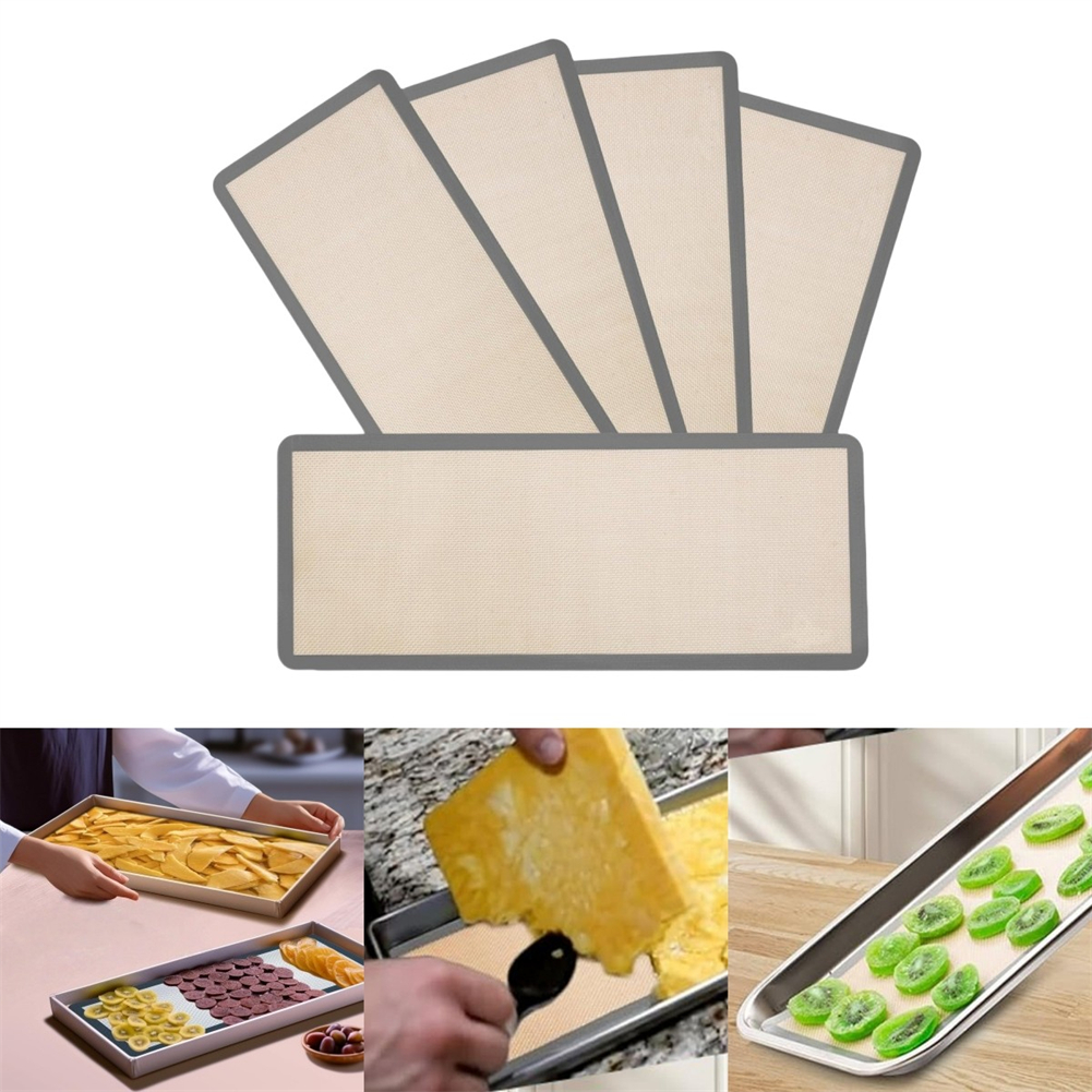 5Pcs Silicone Baking Mats M L  - Kitchen Baking Gadgets のレビューと価格