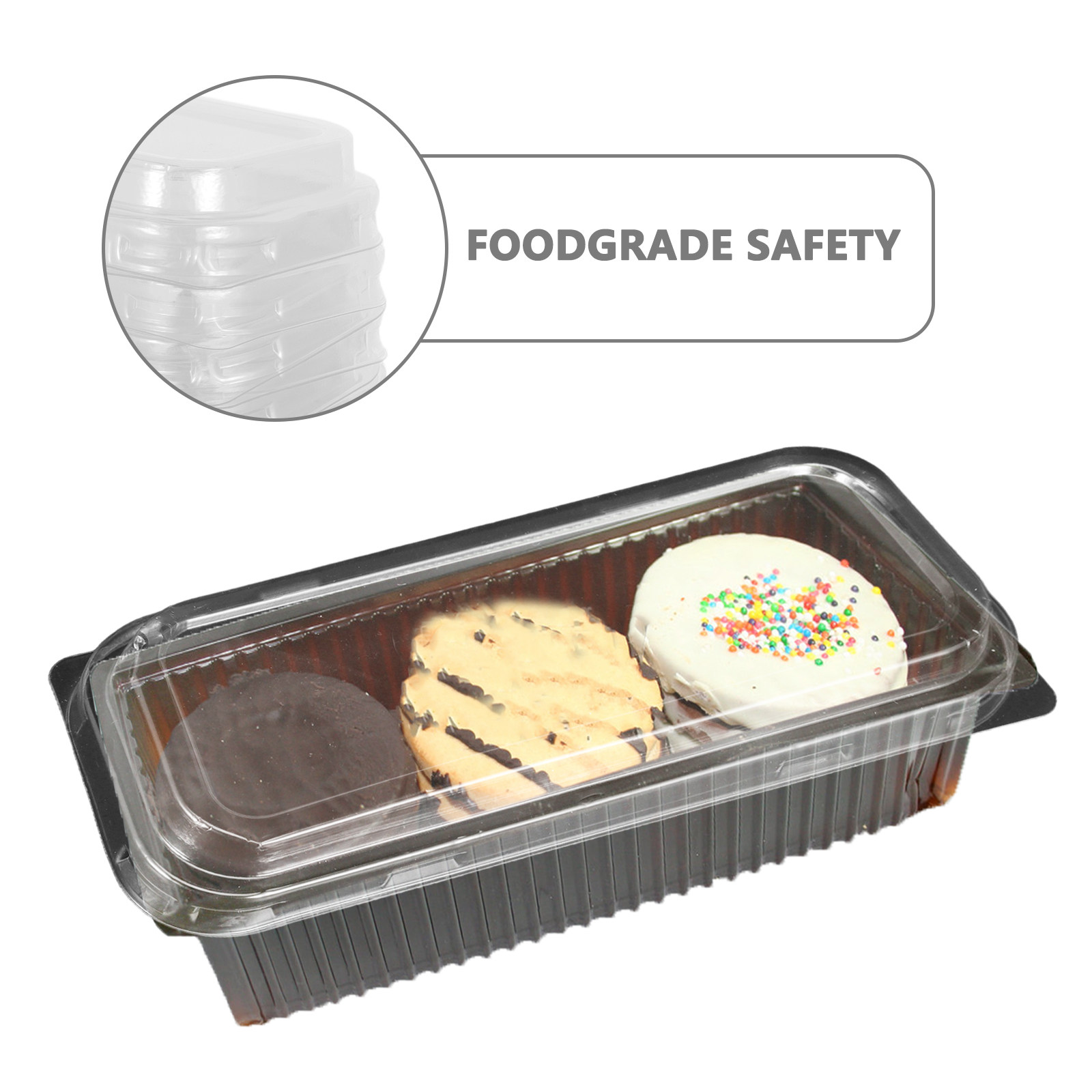 50Pcs Plastic Loaf Baking Lids - Kitchen Baking Cake のレビューと価格