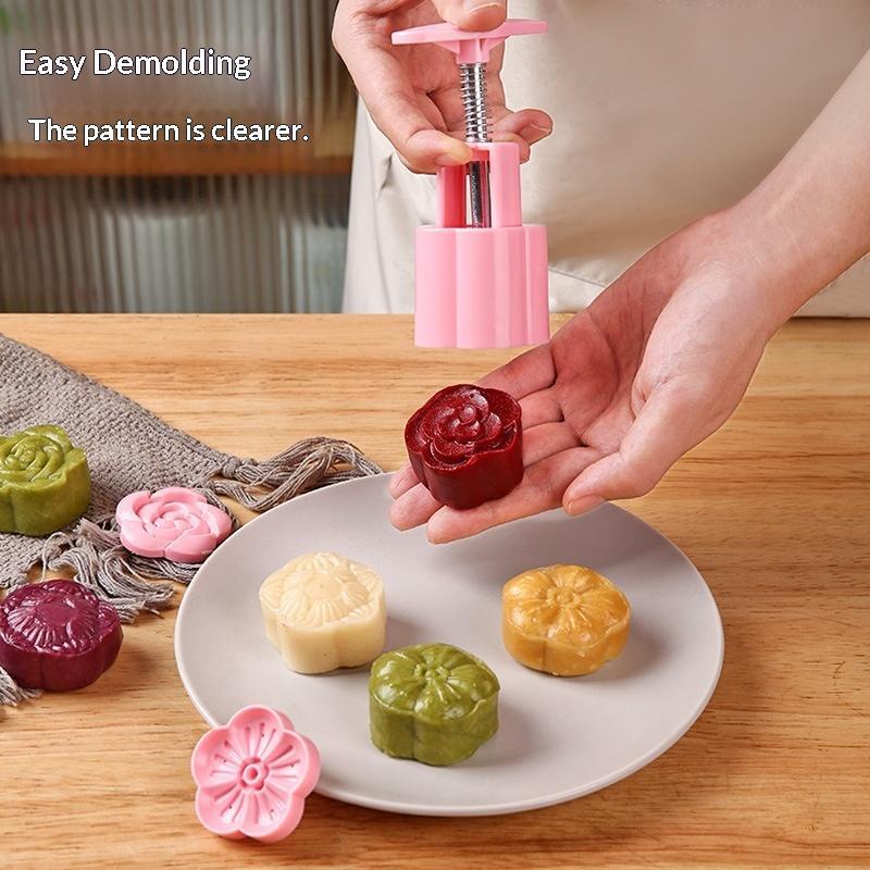 【LM】1 Set DIY Mooncake Mold Pl - Kitchen Baking Torch のレビューと価格