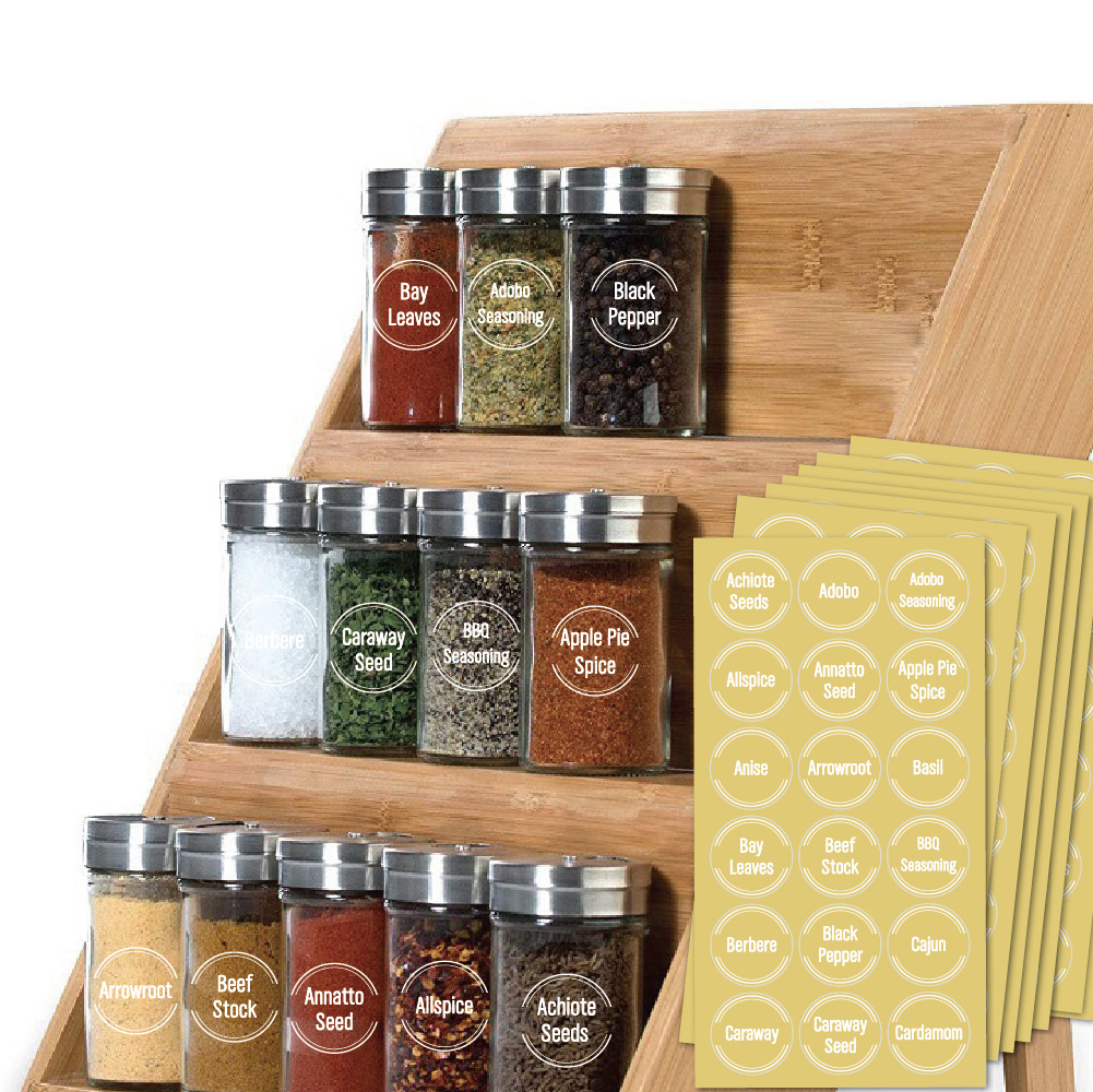 144pcs Spice Jar Labels Sticke - Kitchen.Baking Labels のレビューと価格