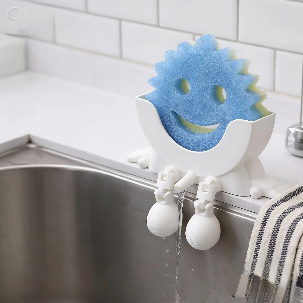 Drainable Soap & Sponge Holder - Kitchen Baking Storage のレビューと価格