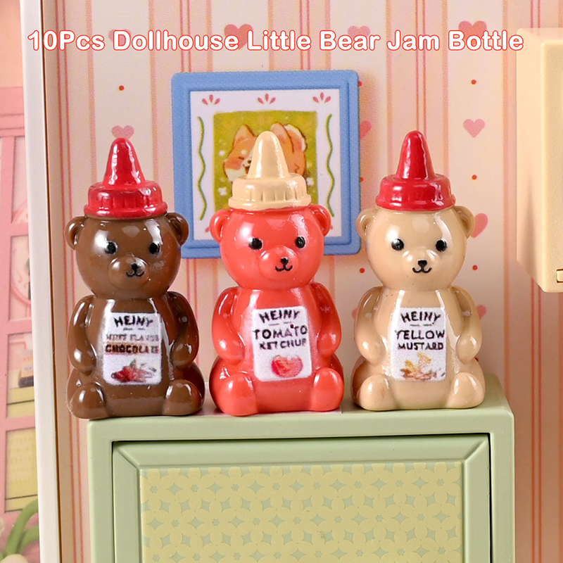 10Pcs 1/12 Dollhouse Simulated - Kitchen Baking Storage のレビューと価格