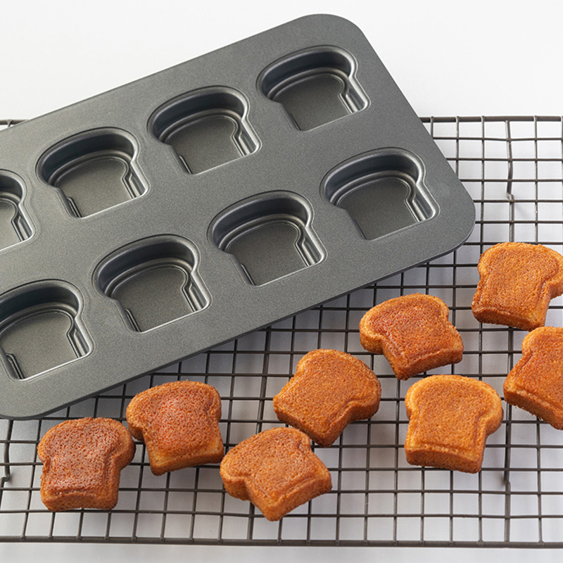 8 Cavity Toast Bread Pattern C - Kitchen Baking Gadgets のレビューと価格