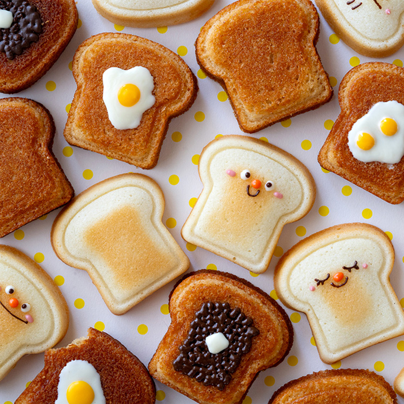 8 Cavity Toast Bread Pattern C - Kitchen Baking Gadgets のレビューと価格