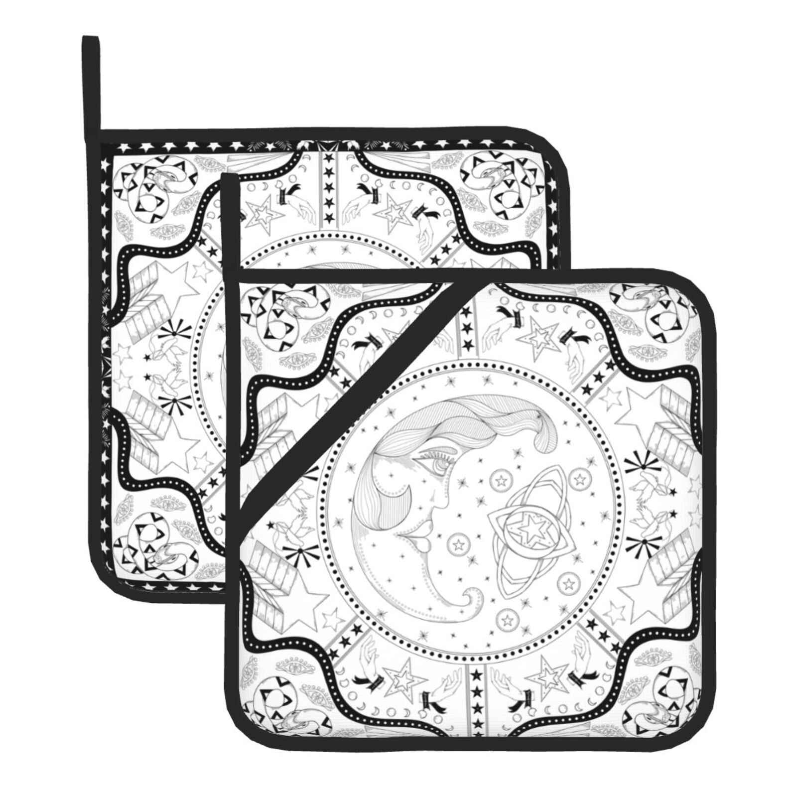 Fantasism Pot Holders Set of 2 - Kitchen Baking Dishes のレビューと価格