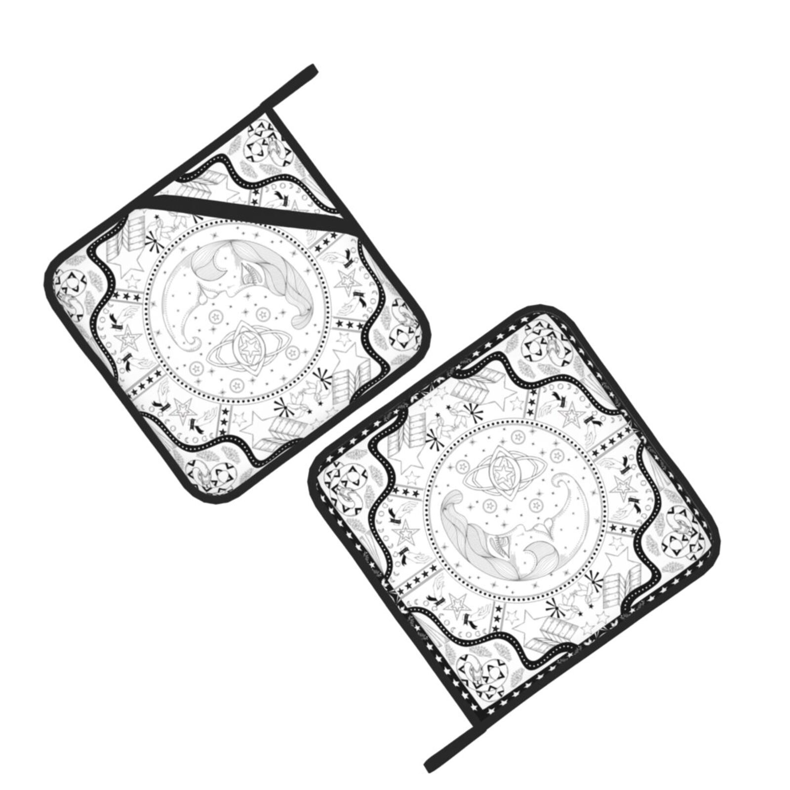 Fantasism Pot Holders Set of 2 - Kitchen Baking Dishes のレビューと価格