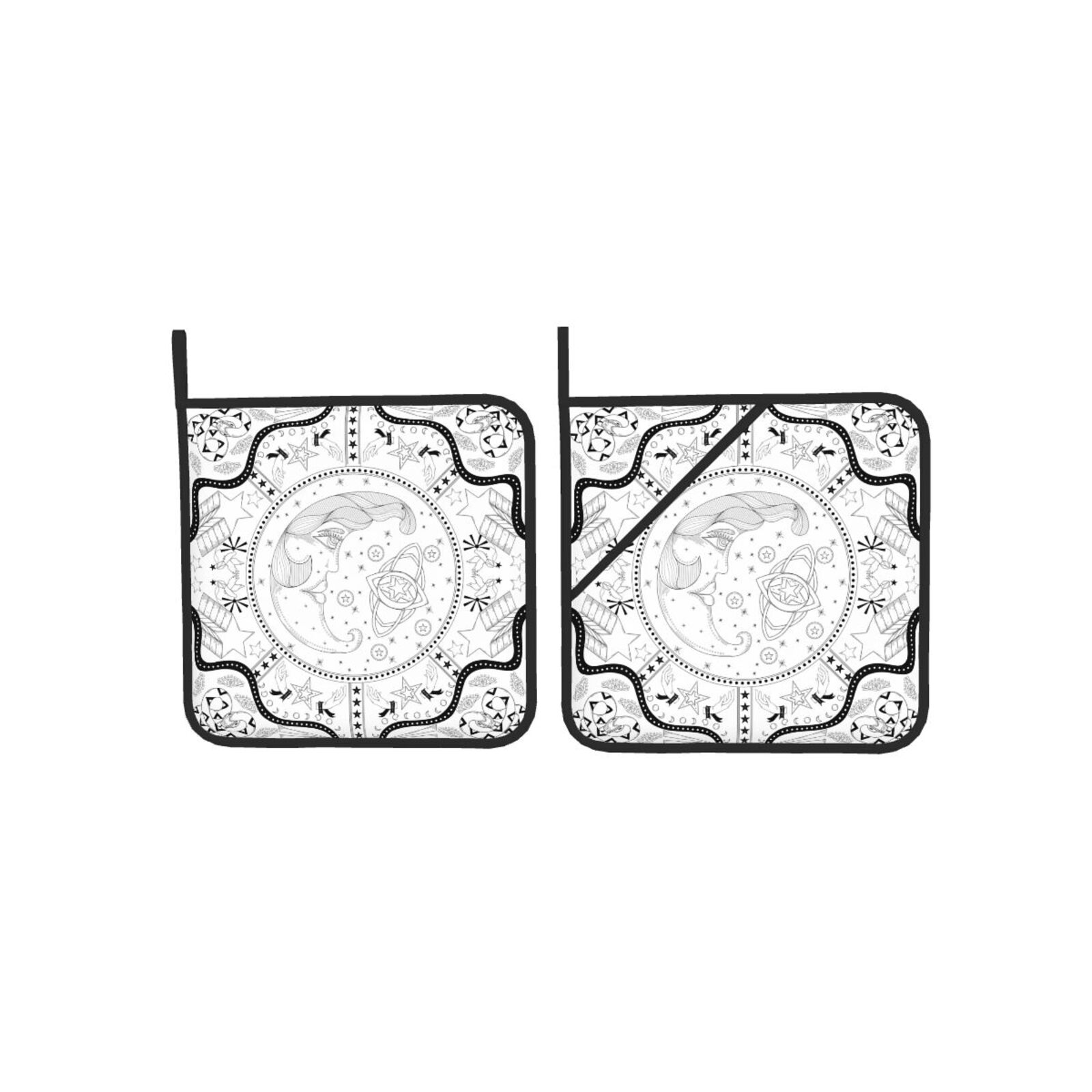 Fantasism Pot Holders Set of 2 - Kitchen Baking Dishes のレビューと価格