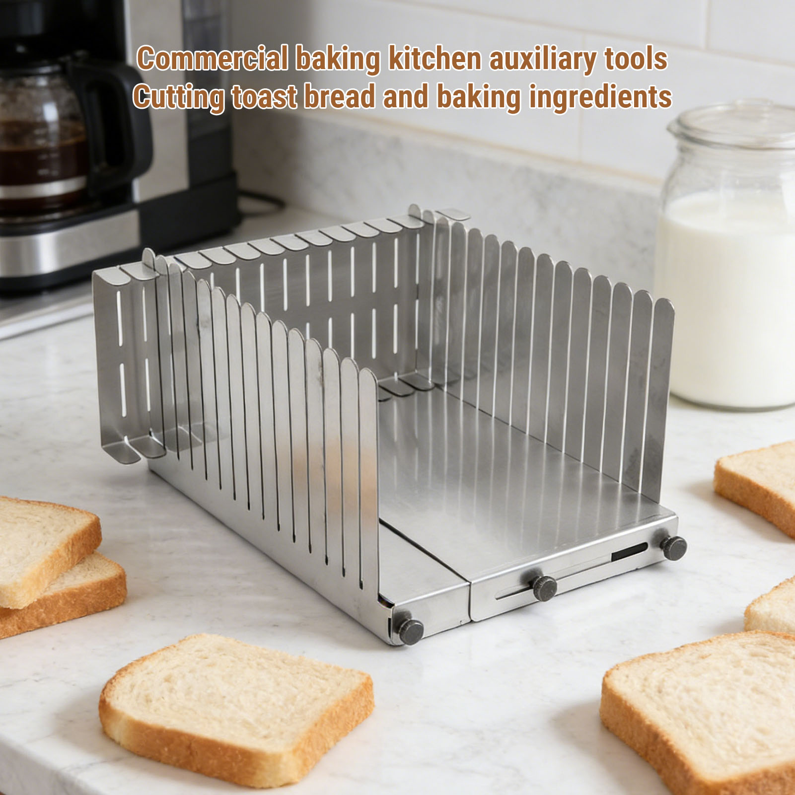 Bread Slicing Guide Stainless  - Commercial Kitchen For Baking のレビューと価格