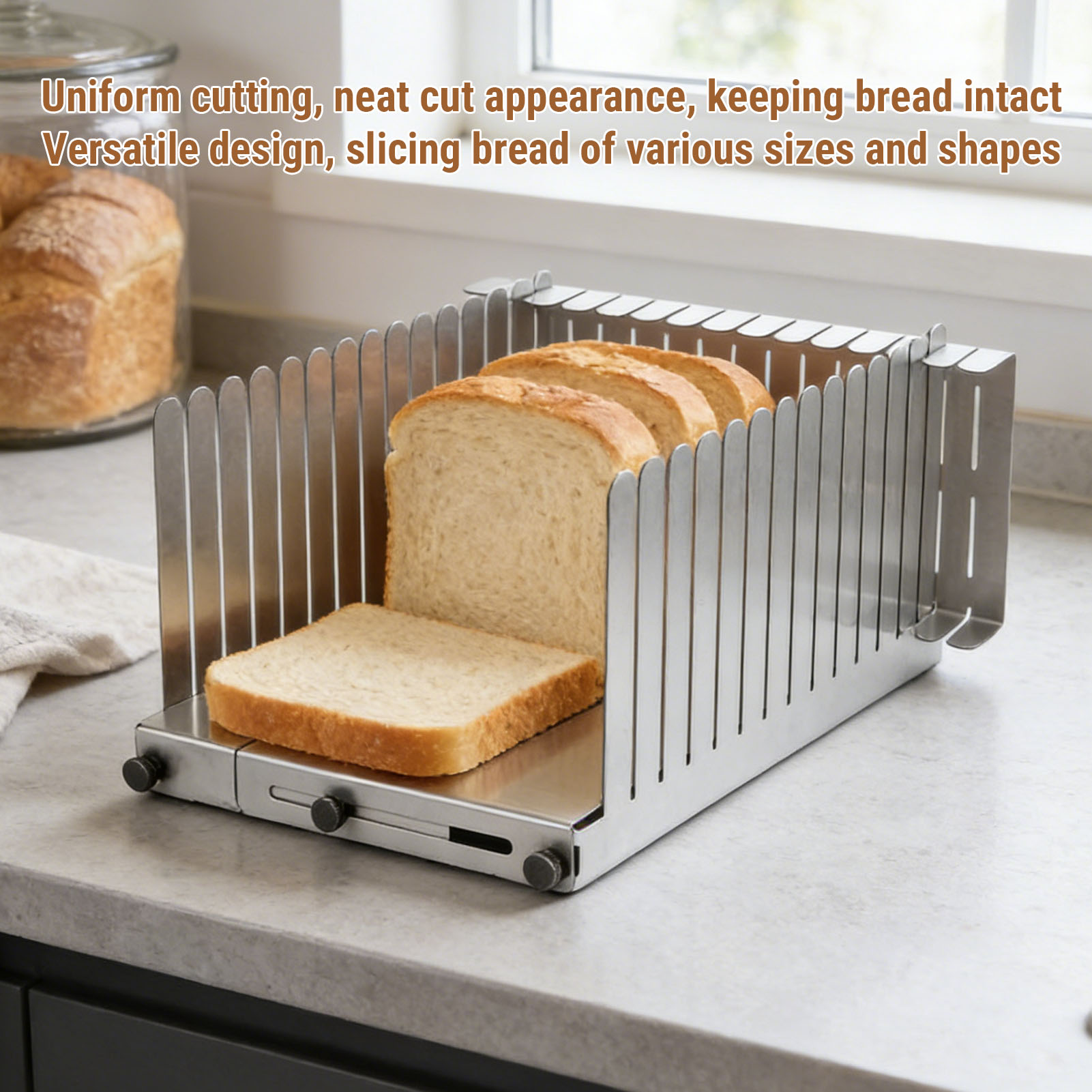 Bread Slicing Guide Stainless  - Commercial Kitchen For Baking のレビューと価格
