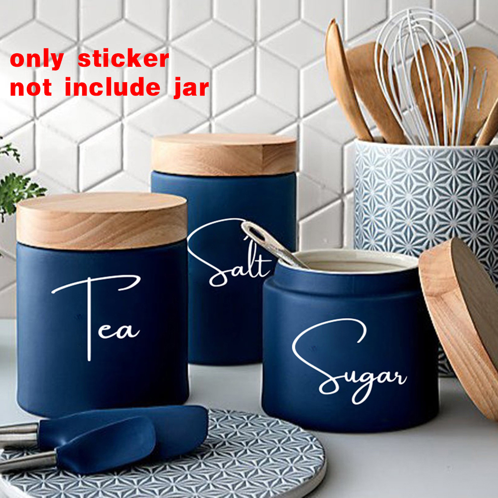 8Pcs Kitchen Organization Cani - Kitchen.Baking Labels のレビューと価格
