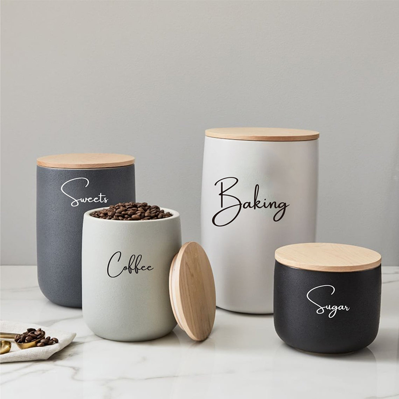 8Pcs Kitchen Organization Cani - Kitchen.Baking Labels のレビューと価格