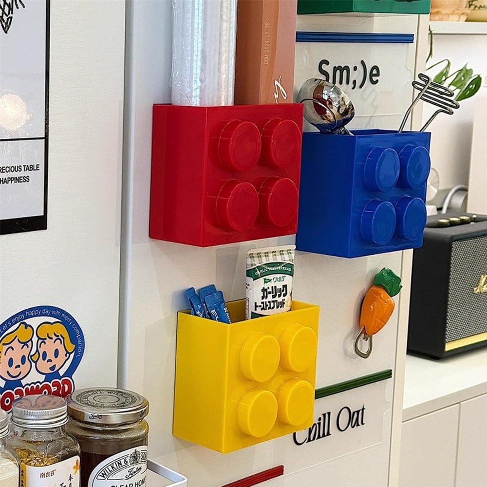 Lego-Style Magnetic Refrigerat - Kitchen Baking Tray Storage のレビューと価格