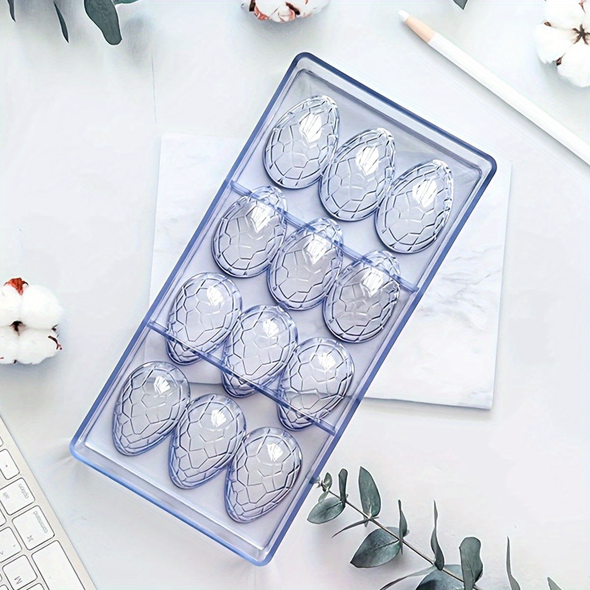 1PC 12-Hole Egg Styles Transpa - Kitchen Baking Cake のレビューと価格