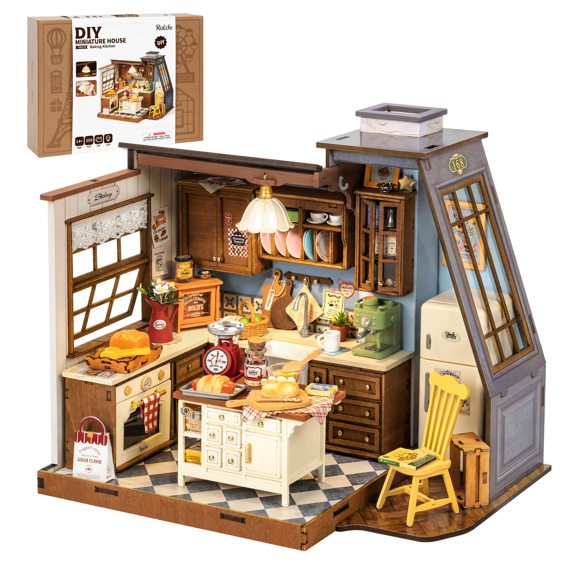 Rolife DIY Miniature House Kit - Baking Kitchen Rolife のレビューと価格