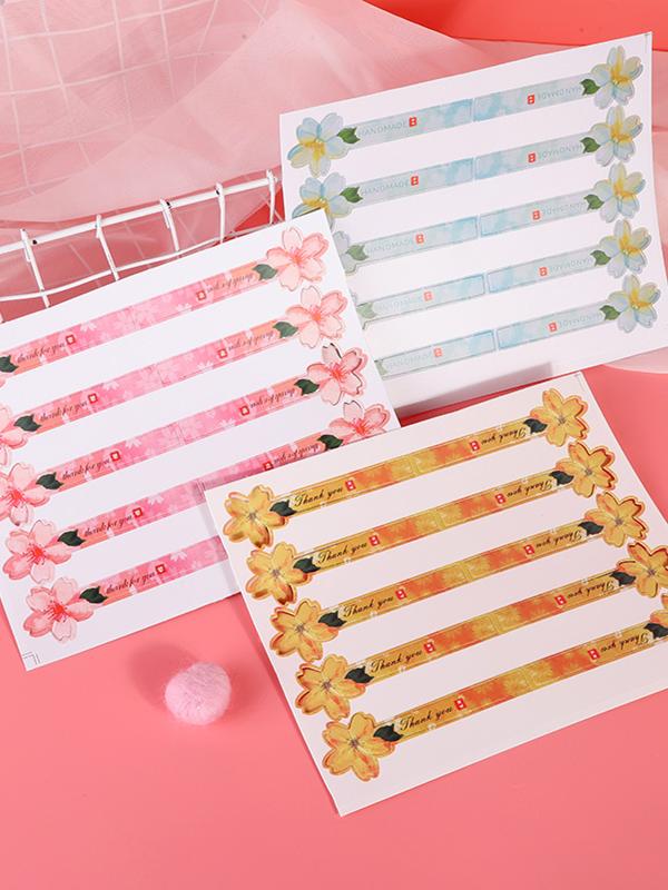 Creative 3D Cherry Blossom Sea - Kitchen.Baking Labels のレビューと価格