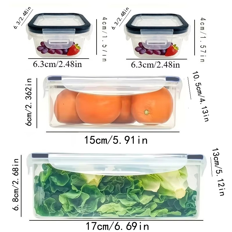 8Pcs Set Includes 4 Containers - Kitchen Baking Tray Storage のレビューと価格
