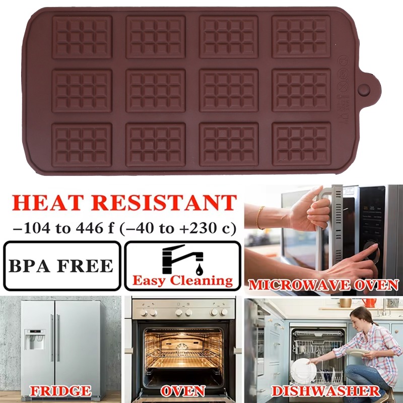 Silicone Chocolate Mold 12 Eve - Kitchen Baking Gadgets のレビューと価格