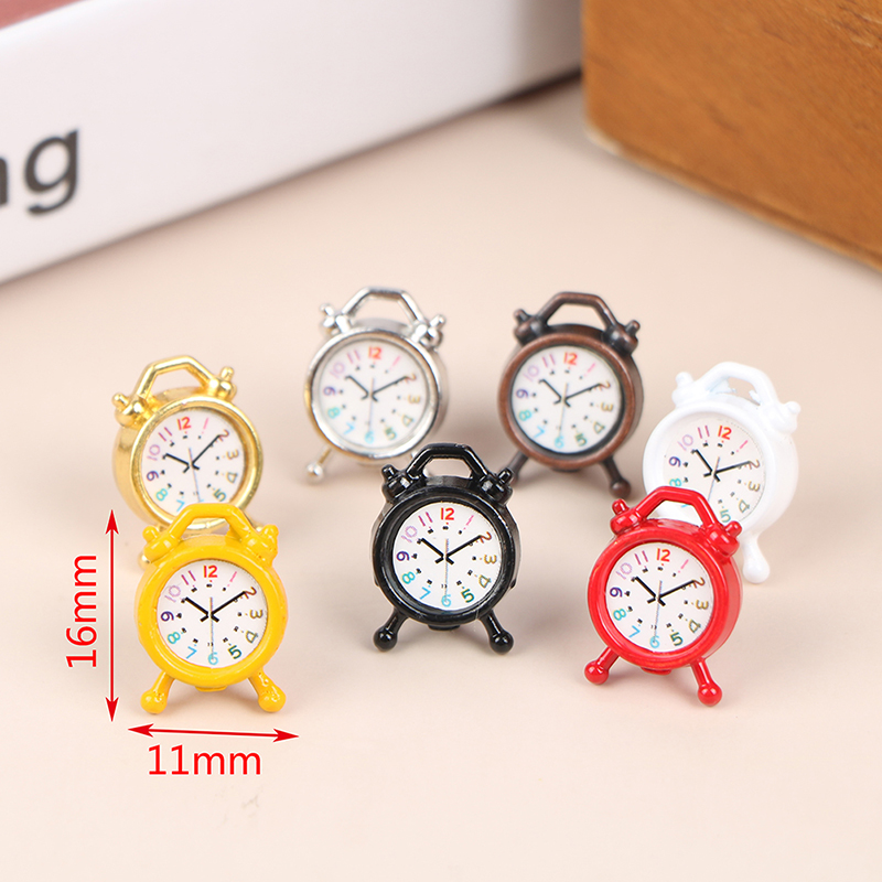 1PC 1:12 Scale Alarm Clock Dol - Kitchen Baking Storage のレビューと価格