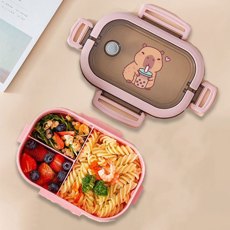 Capybara Bento Lunch Box Anime - Kitchen Baking Storage のレビューと価格