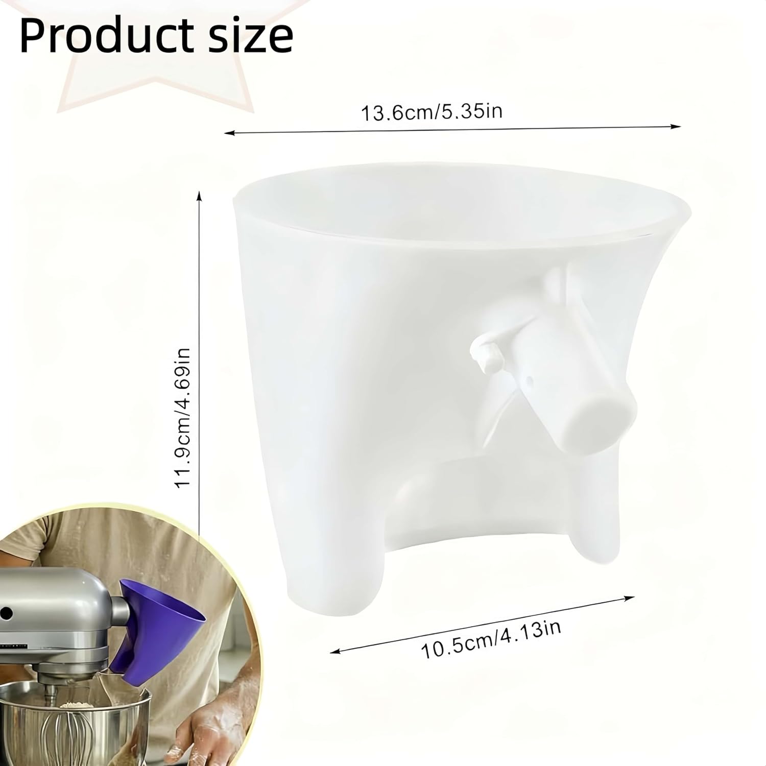 Flour Funne Mixer for Kitchen  - Kitchen Baking Aid のレビューと価格