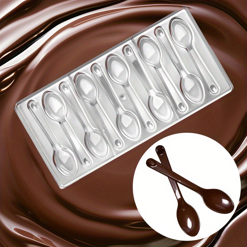 1PC Spoon Shaped Chocolate Mol - Kitchen Baking Cake のレビューと価格