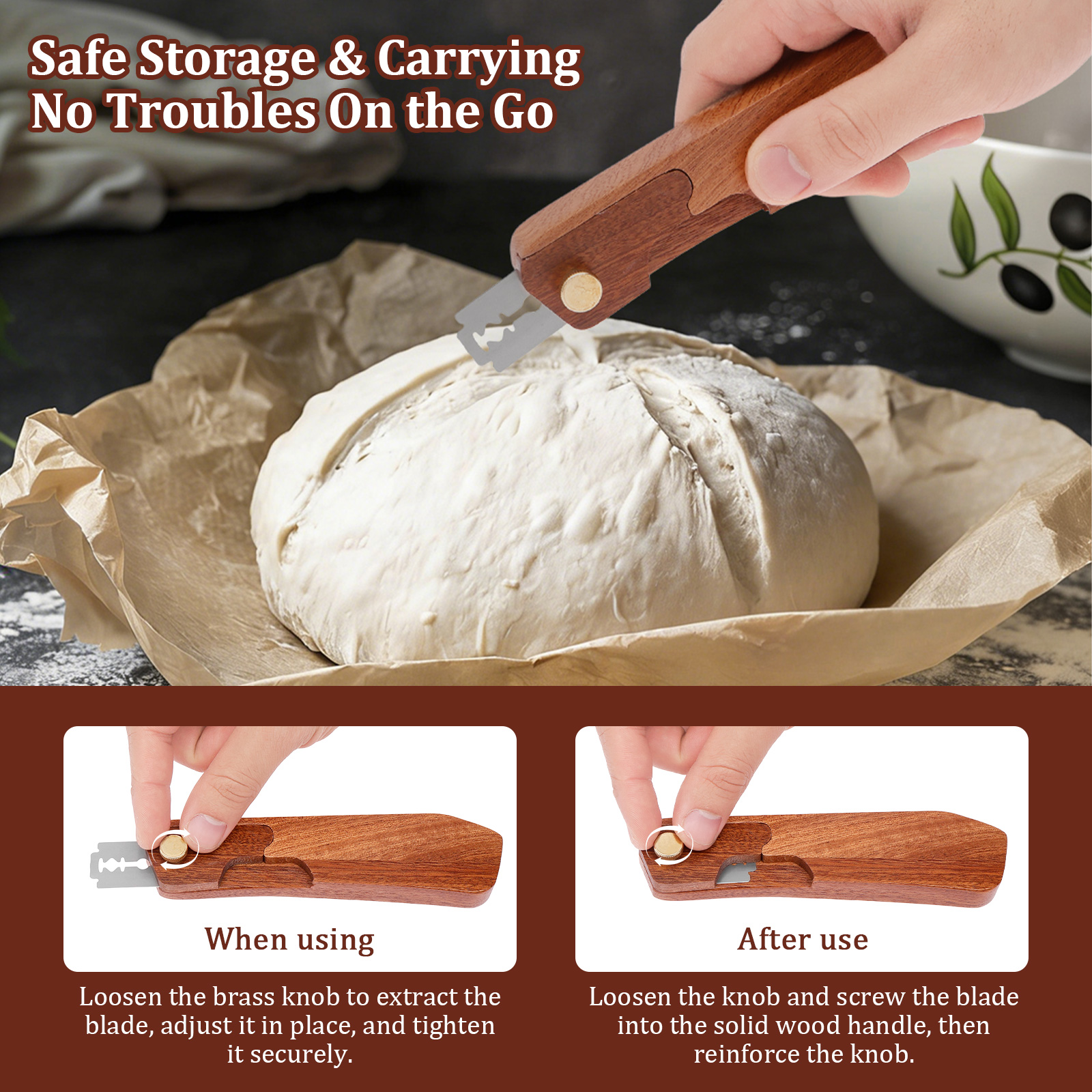 Bread Lame Sourdough Scorer To - Kitchen Baking Gadgets のレビューと価格
