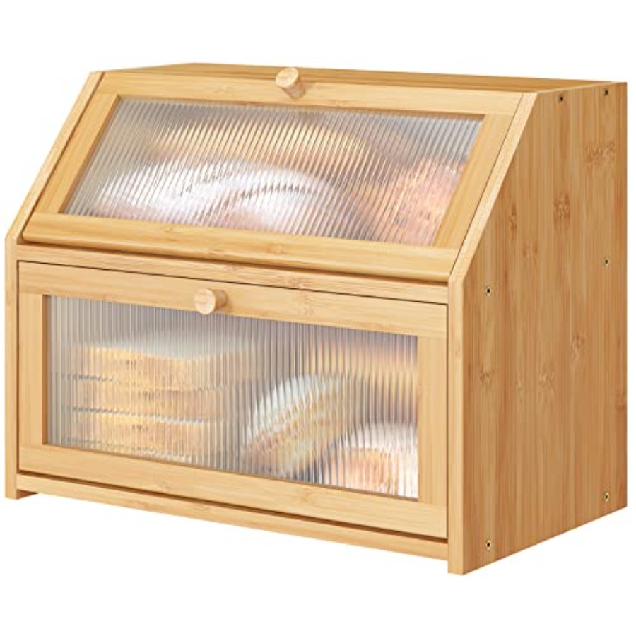 Bread Box for Kitchen Counter  - Kitchen Baking Storage のレビューと価格