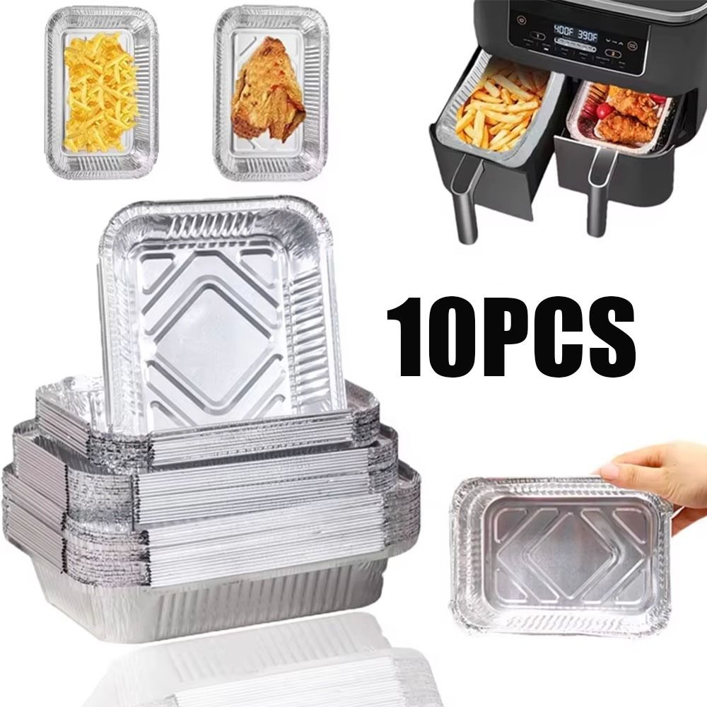10PCS Disposable Aluminum Foil - Kitchen Baking Tray Storage のレビューと価格