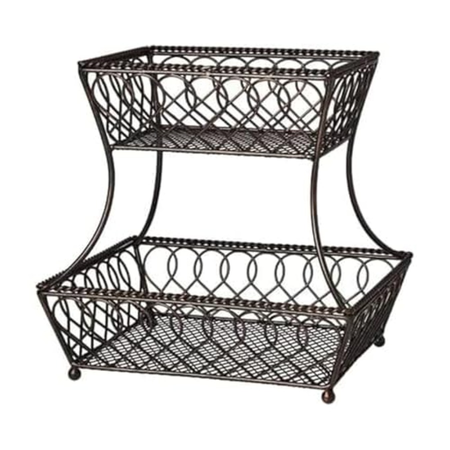 Loop and Lattice 2-Tier Rectan - Kitchen Baking Storage のレビューと価格