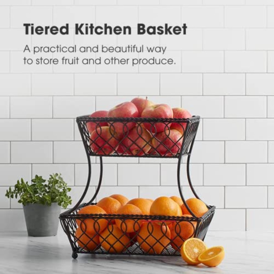 Loop and Lattice 2-Tier Rectan - Kitchen Baking Storage のレビューと価格