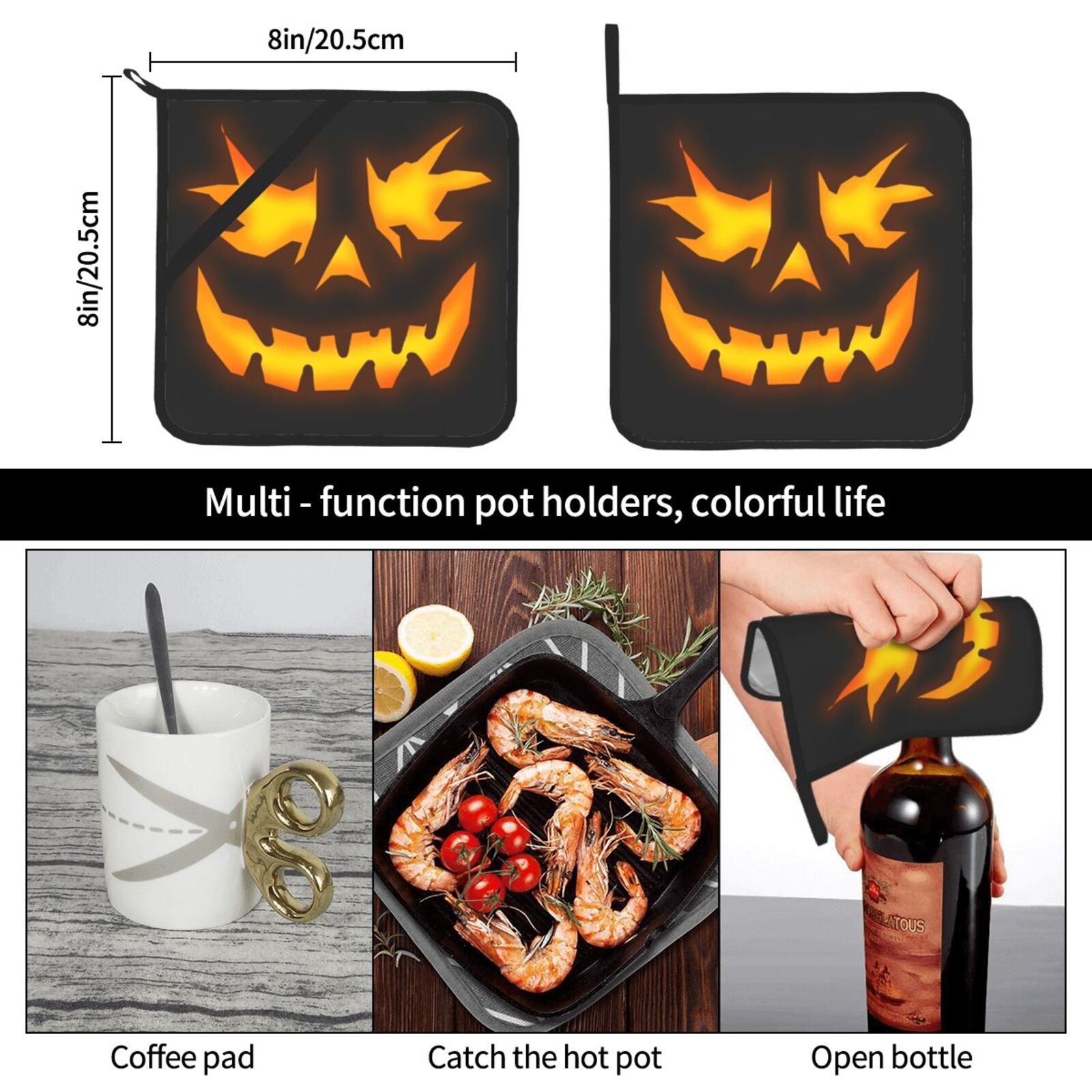 Expression Pot Holders Set of  - Kitchen Baking Dishes のレビューと価格