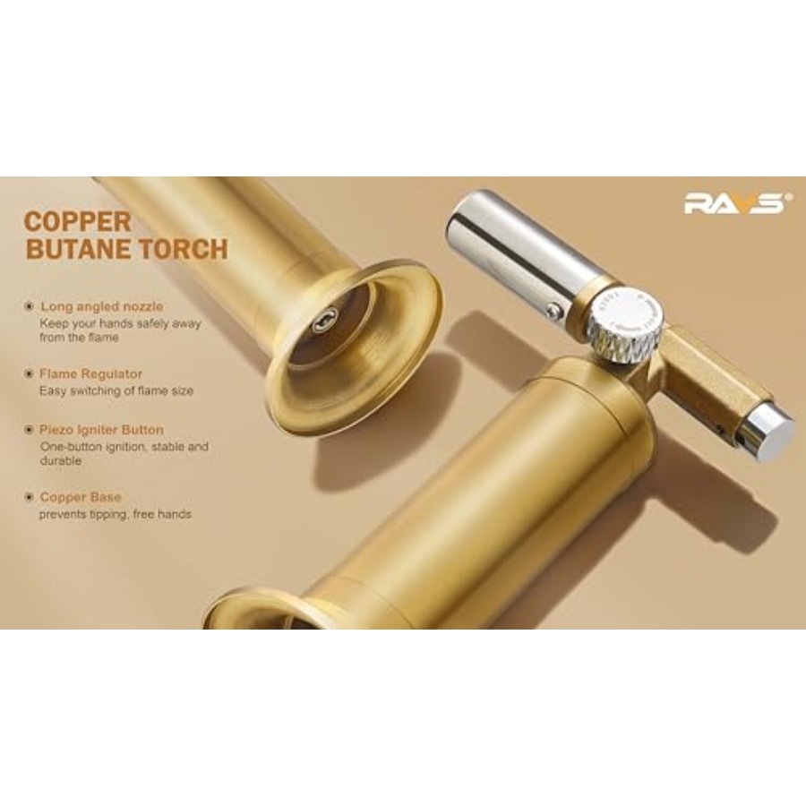 Copper Butane Torch Lighter, R - Kitchen Baking Torch のレビューと価格