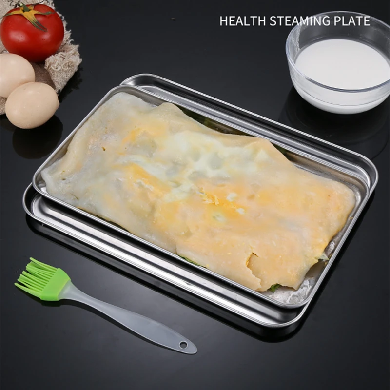 Stainless Steel Rectangle Food - Kitchen Baking Dishes のレビューと価格
