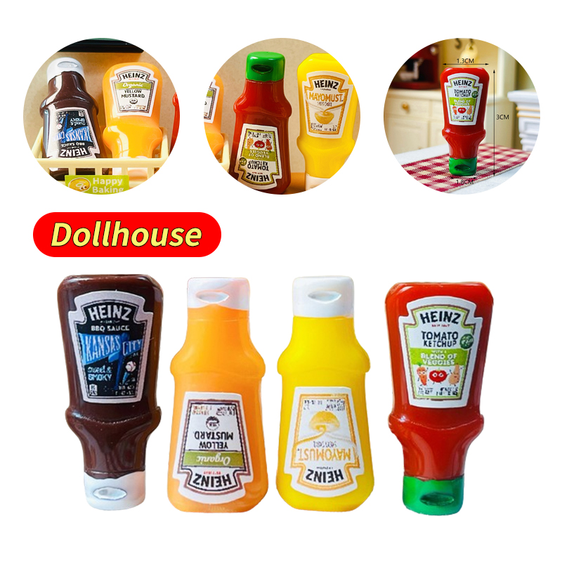 4Pcs Dollhouse Miniature Straw - Kitchen Baking Storage のレビューと価格