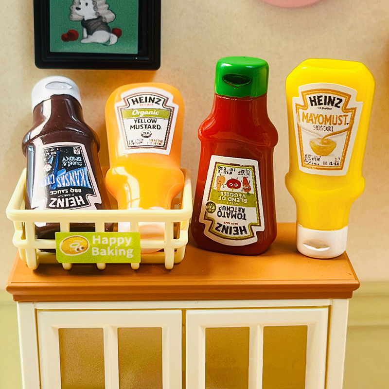 4Pcs Dollhouse Miniature Straw - Kitchen Baking Storage のレビューと価格