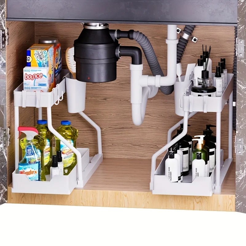 Under Sink Organizer Space Sav - Kitchen Baking Tray Storage のレビューと価格