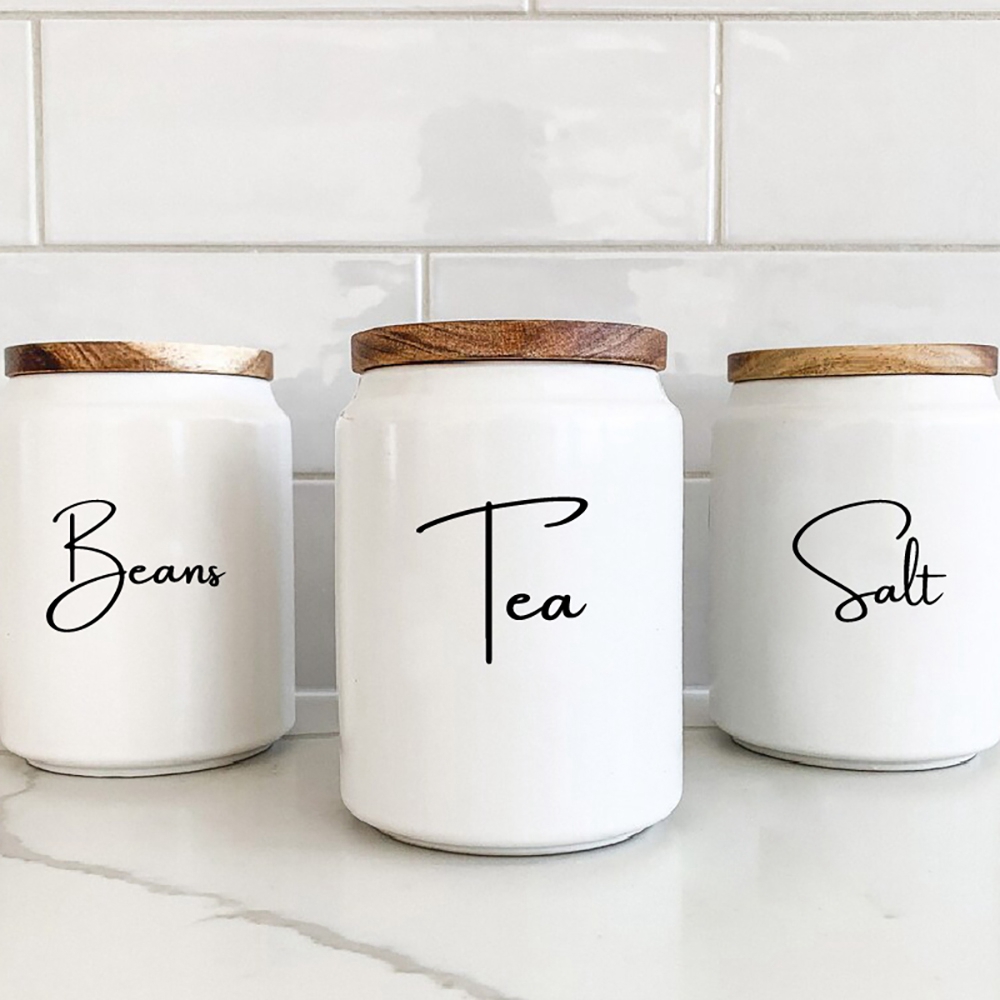 Kitchen Organization Canister  - Kitchen.Baking Labels のレビューと価格